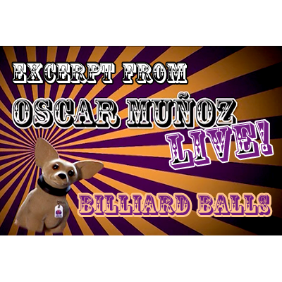 Billiard Balls by Oscar Munoz (Excerpt from Oscar Munoz Live) video DOWNLOAD -39099