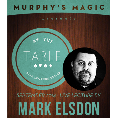 At the Table Live Lecture - Mark Elsdon 9/24/2014 - video DOWNLOAD-42527